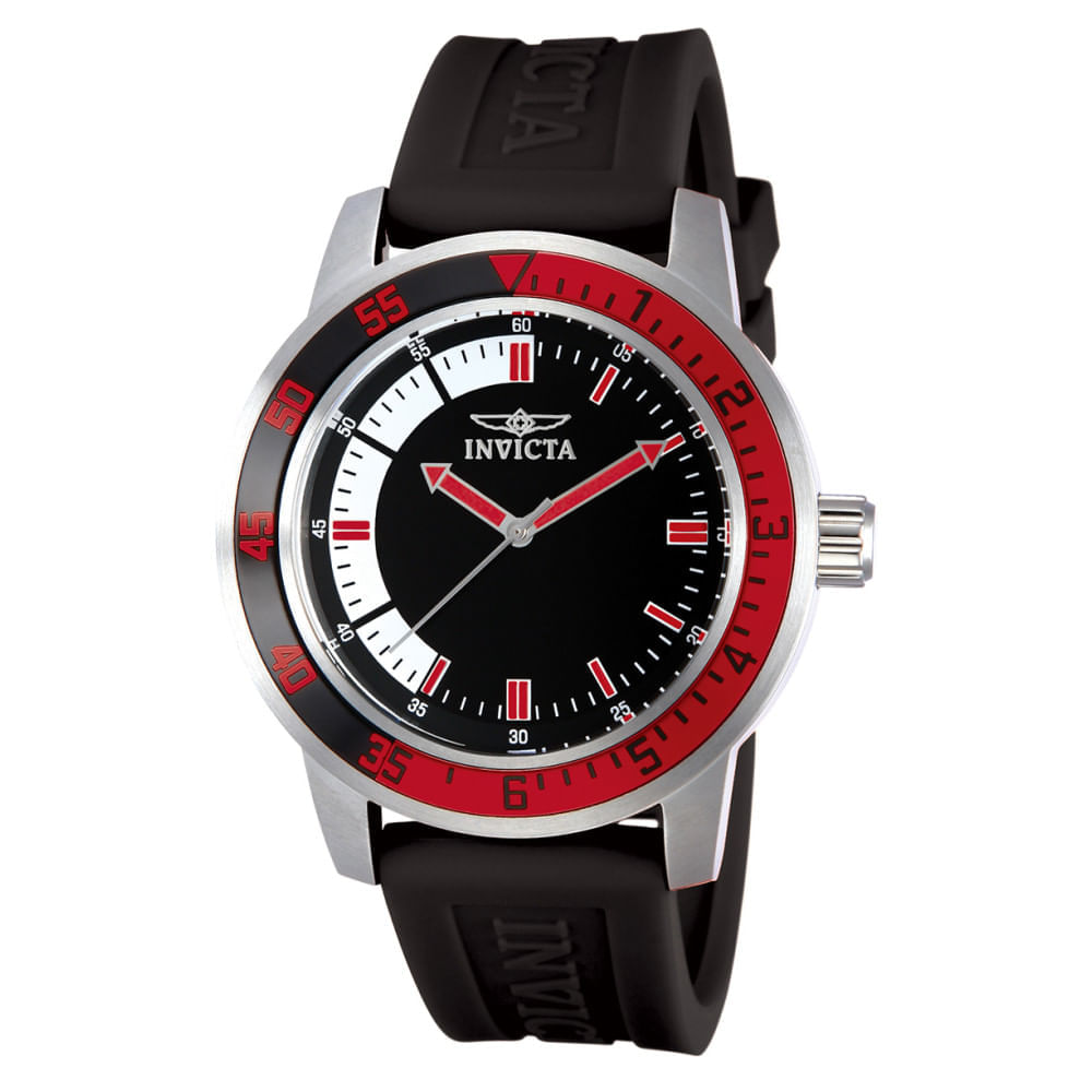 Miniatura Relgio Masculino Invicta - Design Exclusivo, 45mm, Preto - Modelo 12845