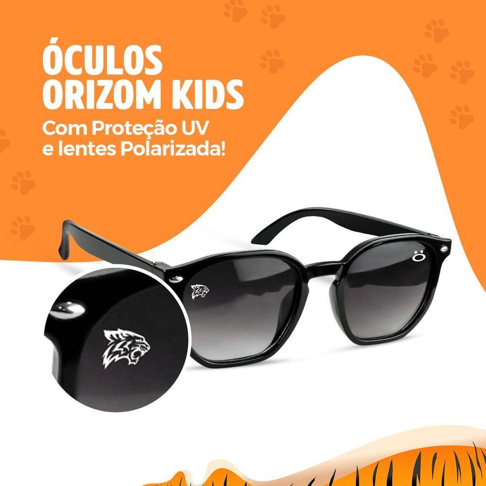 Relogio Infantil Digital + Oculos Sol Prova Dagua Presente Criança Original Laranja Anti-stress