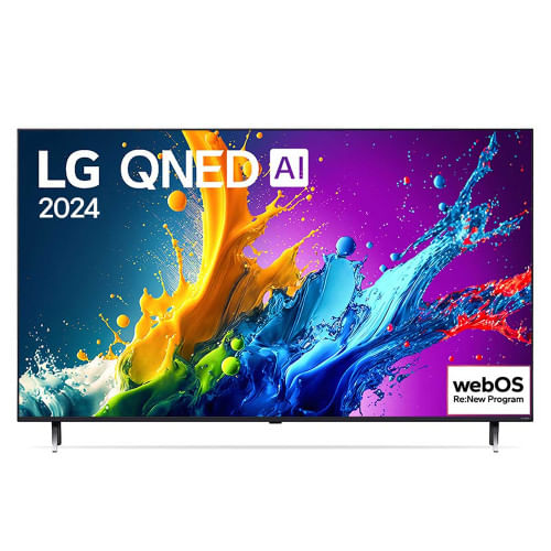 Miniatura Smart TV LG 55 Polegadas 4K QNED AI ThinQ 55QNED80T Preto - Bivolt