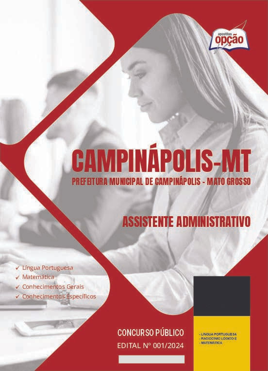 Miniatura Apostila Prefeitura Campinápolis Mt 2024 Assistente