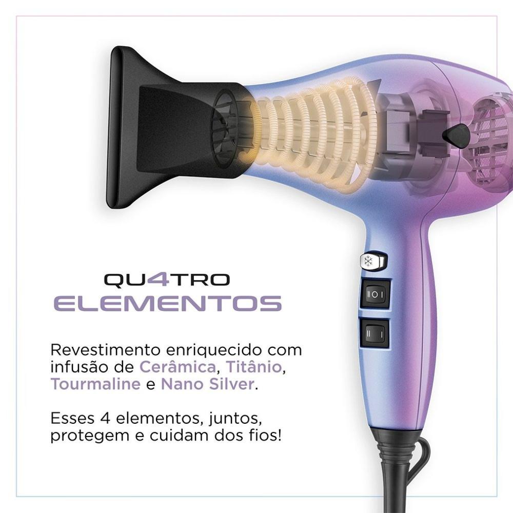 Miniatura Secador de Cabelo By Juliette 2000w 220v Scp-ju-03 Mondial Duo Colors