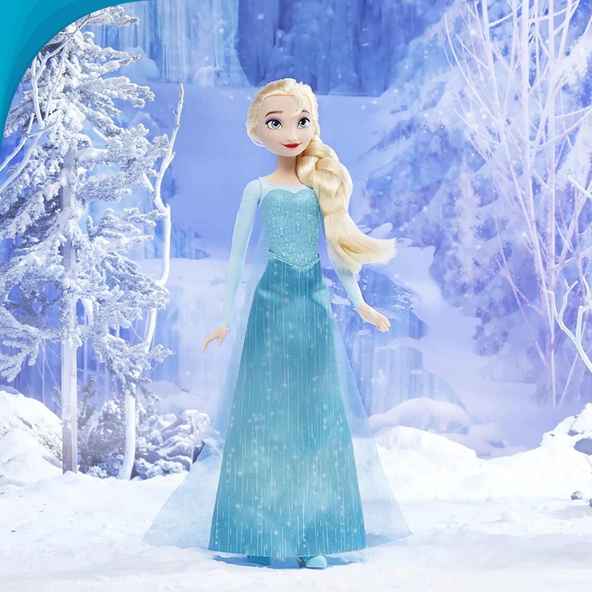 Miniatura Baby Elsa Frozen Brinquedo Menina Articulada Personagem