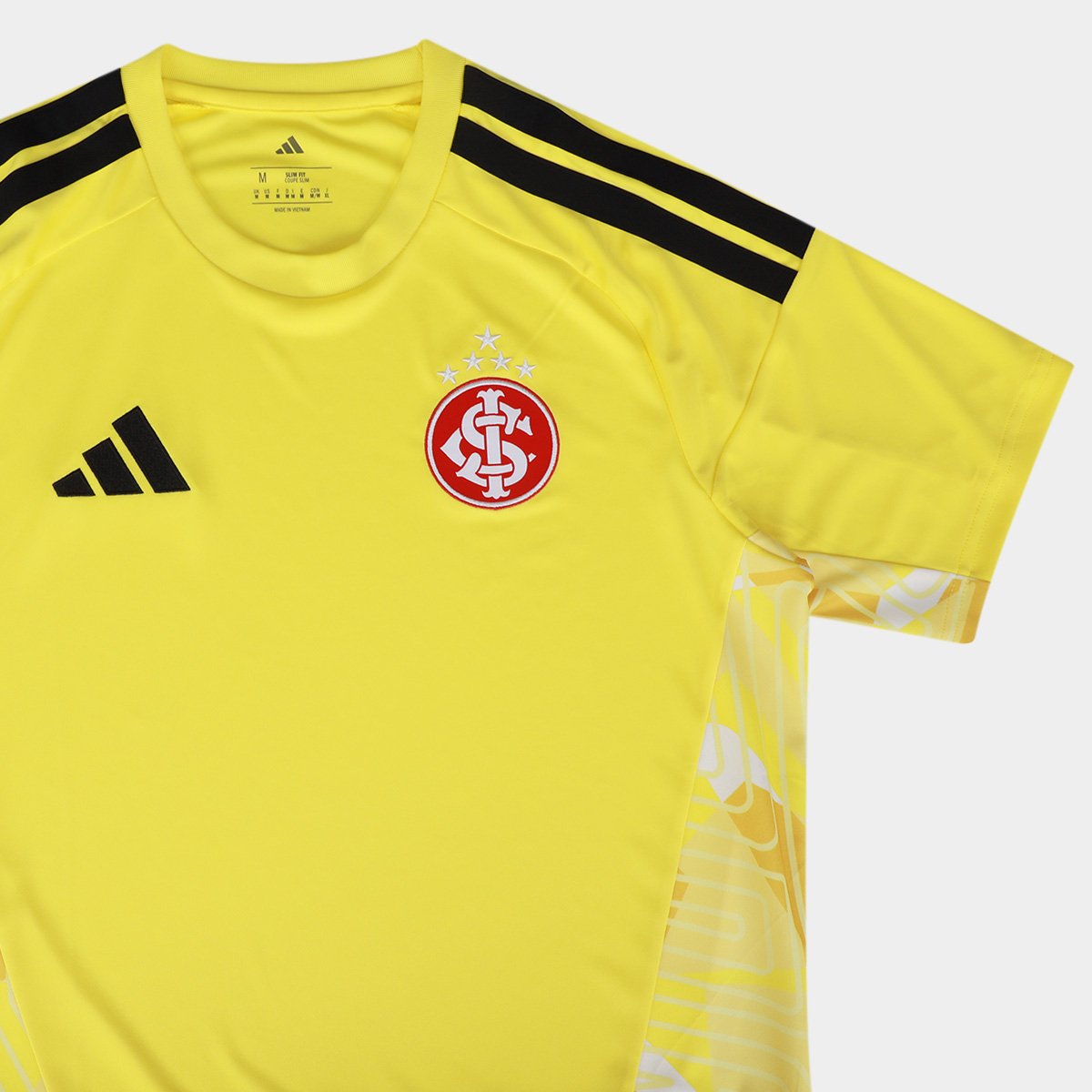 Camisa Goleiro Internacional I 26/27 s/n Torcedor Adidas Masculina Amarelo - EGG