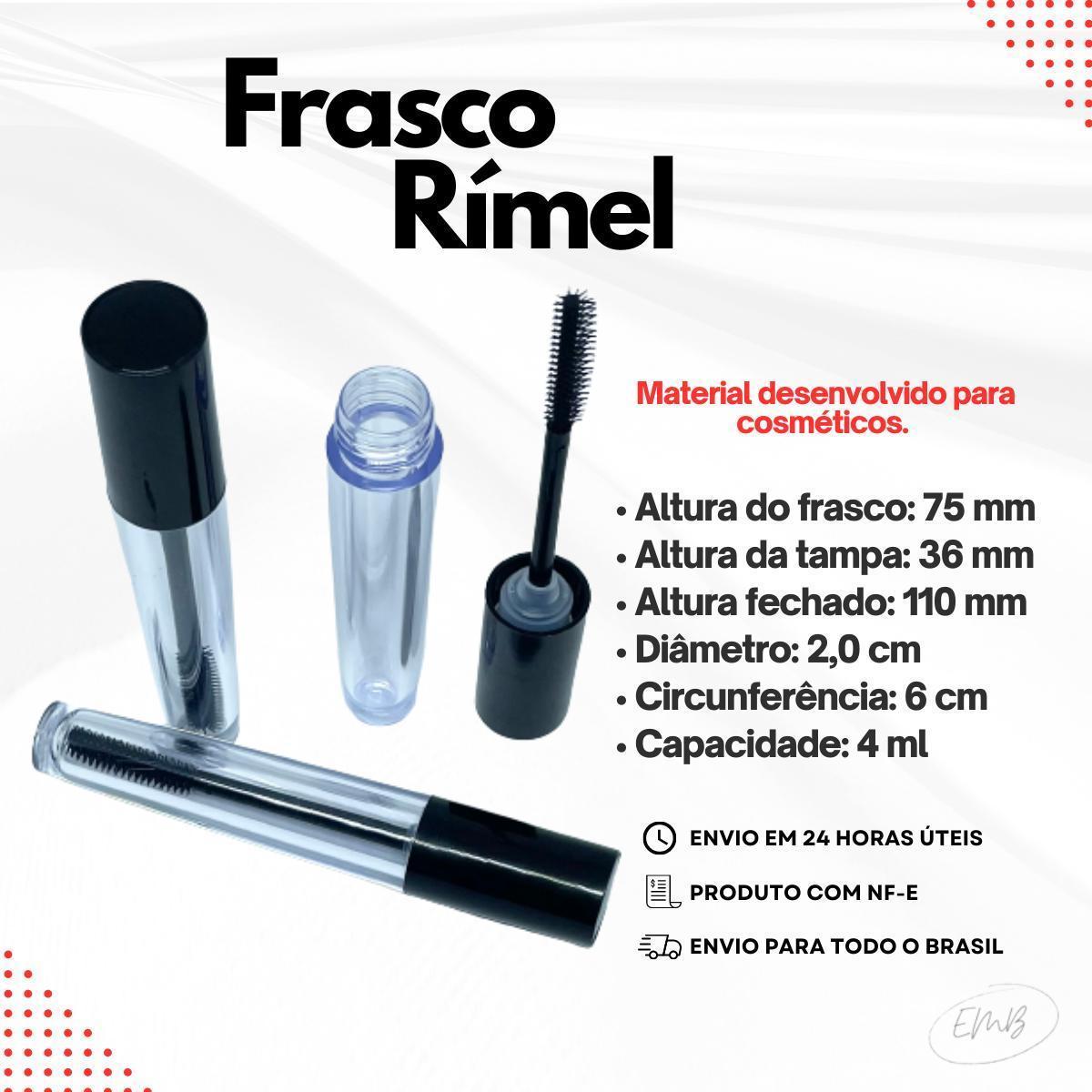 Miniatura Mascara Para Cilios Embalagem Maquiagem Vazia Frasco 4Ml 10U