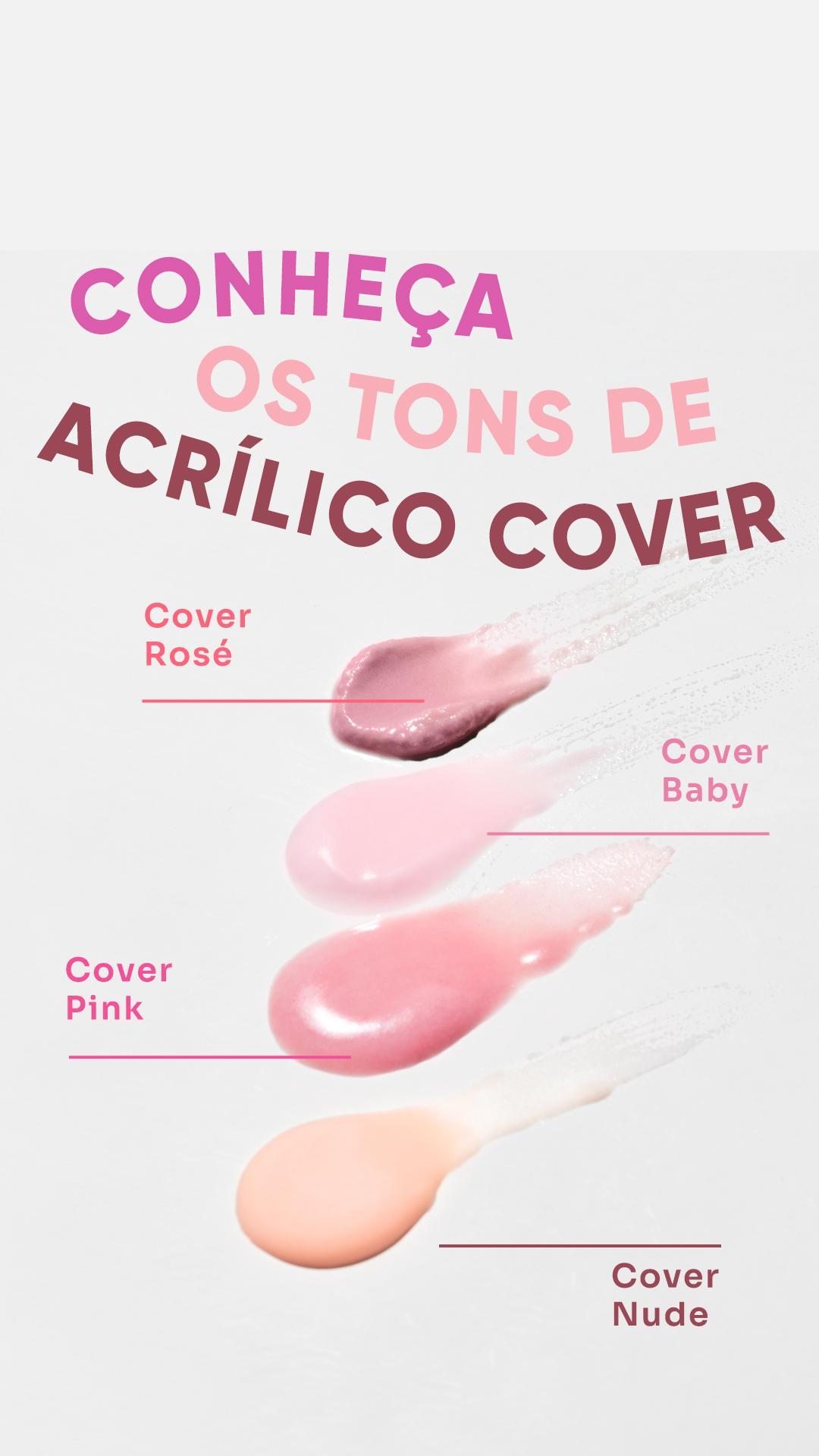Miniatura Pó Acrílico Vólia Cover Rosê Sachê 30G
