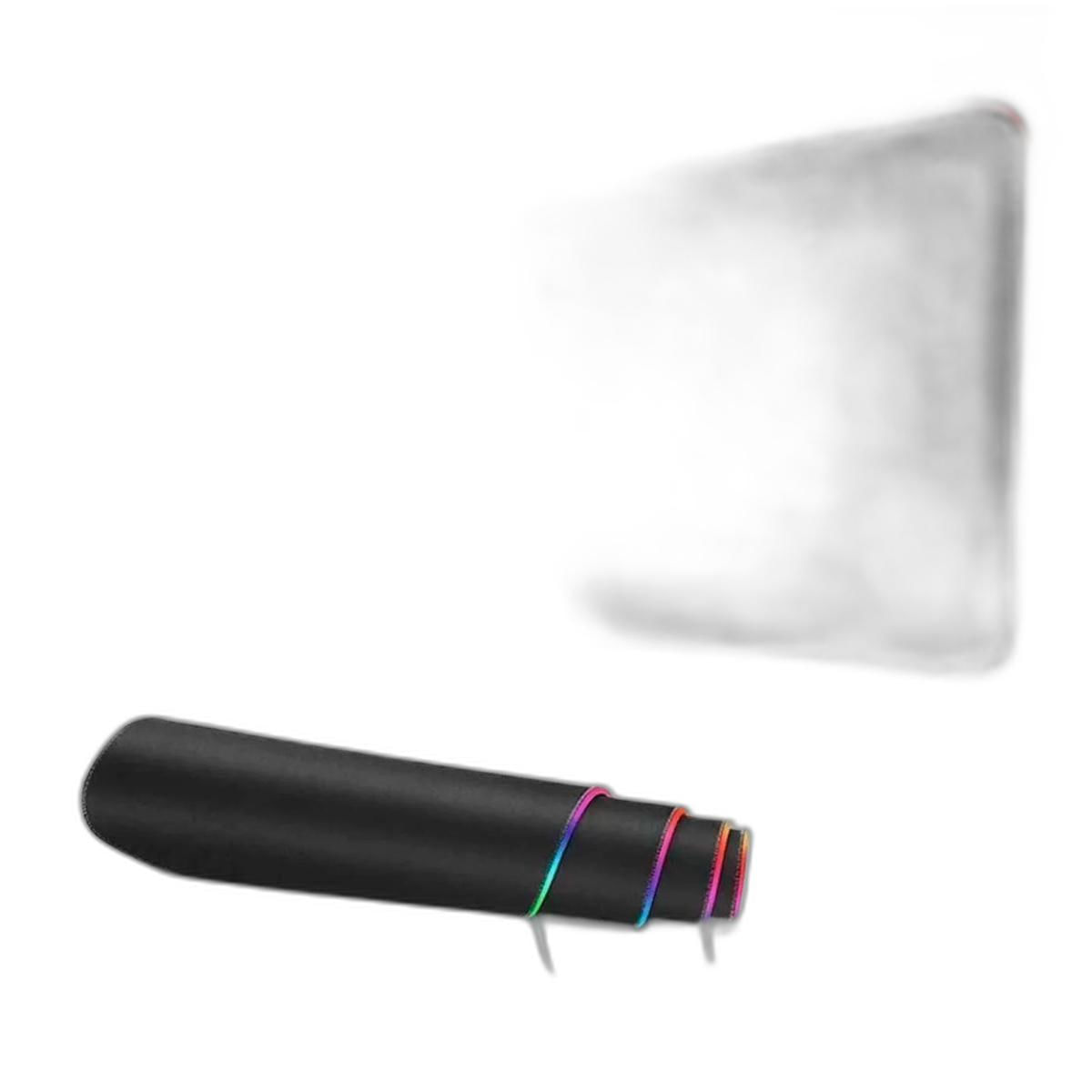 Miniatura Mousepad Gamer Iluminação Led Rgb 7 Cores Mouse Pad Grande