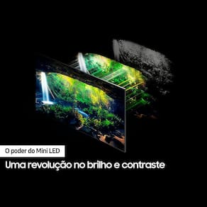 Smart TV 43" Neo QLED 4K Samsung Gaming QN90C com Mini LED, Painel até 144hz, Processador com IA, Sistema Tizen e Tela sem limites