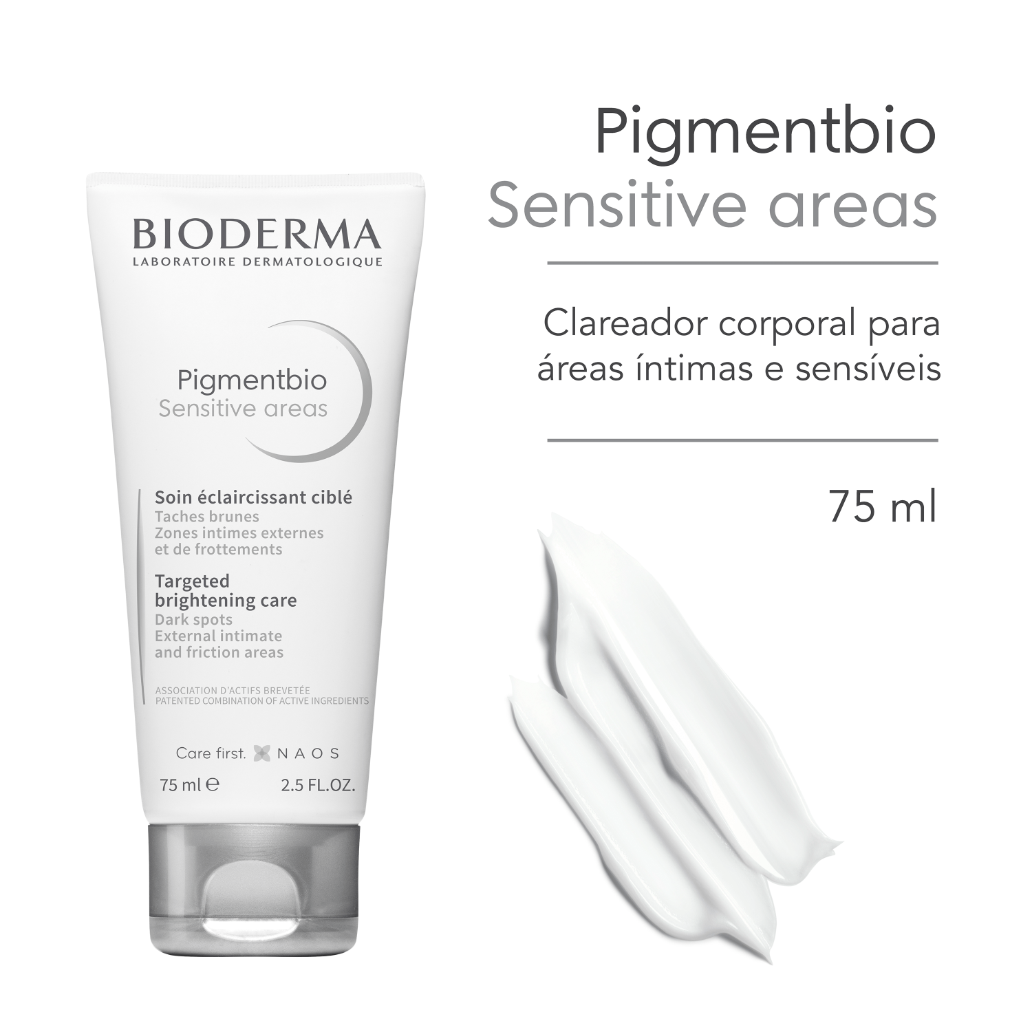 Miniatura Bioderma Pigmentbio Sensitive Areas - Sérum Clareador 75ml