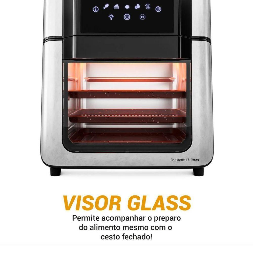 Miniatura Air Fryer Oven Philco 15L Painel Digital PAF15A 110V