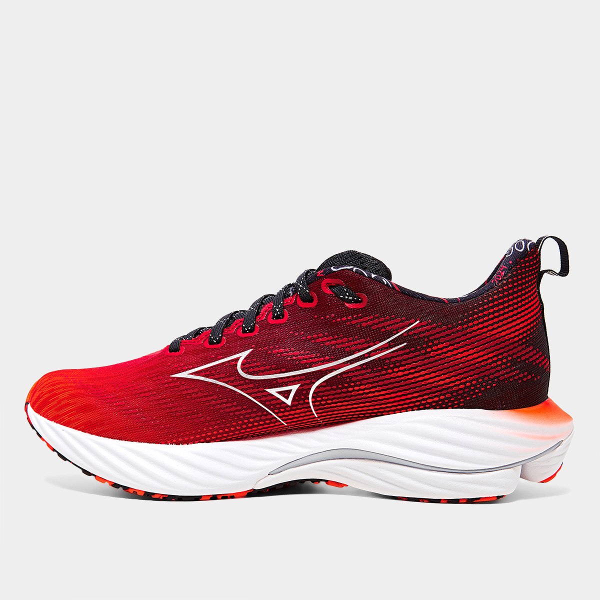 Tênis Mizuno Wave Rider 28 AMS Feminino Vermelho+Laranja - 35
