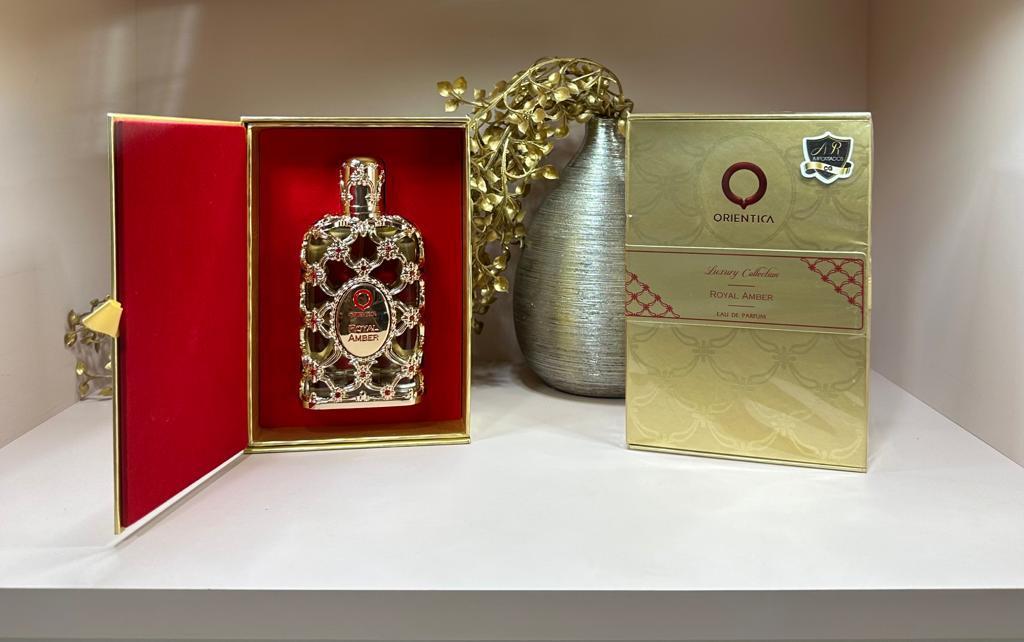Miniatura Royal Amber Orientica Edp 80Ml Perfume Compartilhavel