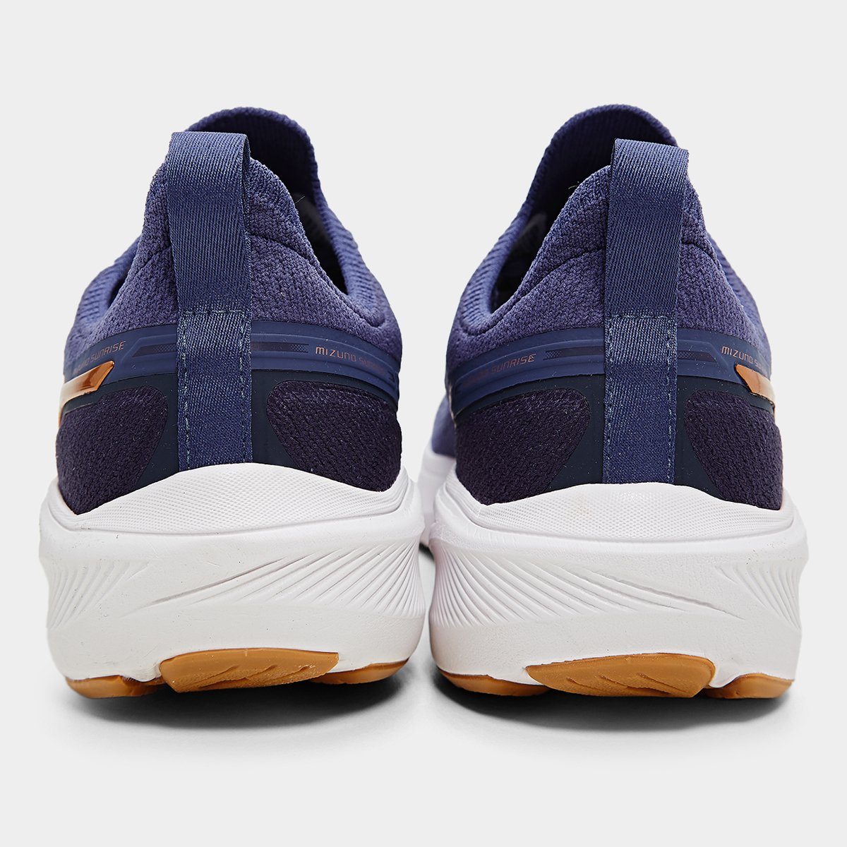 Miniatura Tênis Mizuno Sunrise Feminino Marinho+Caramelo - 34