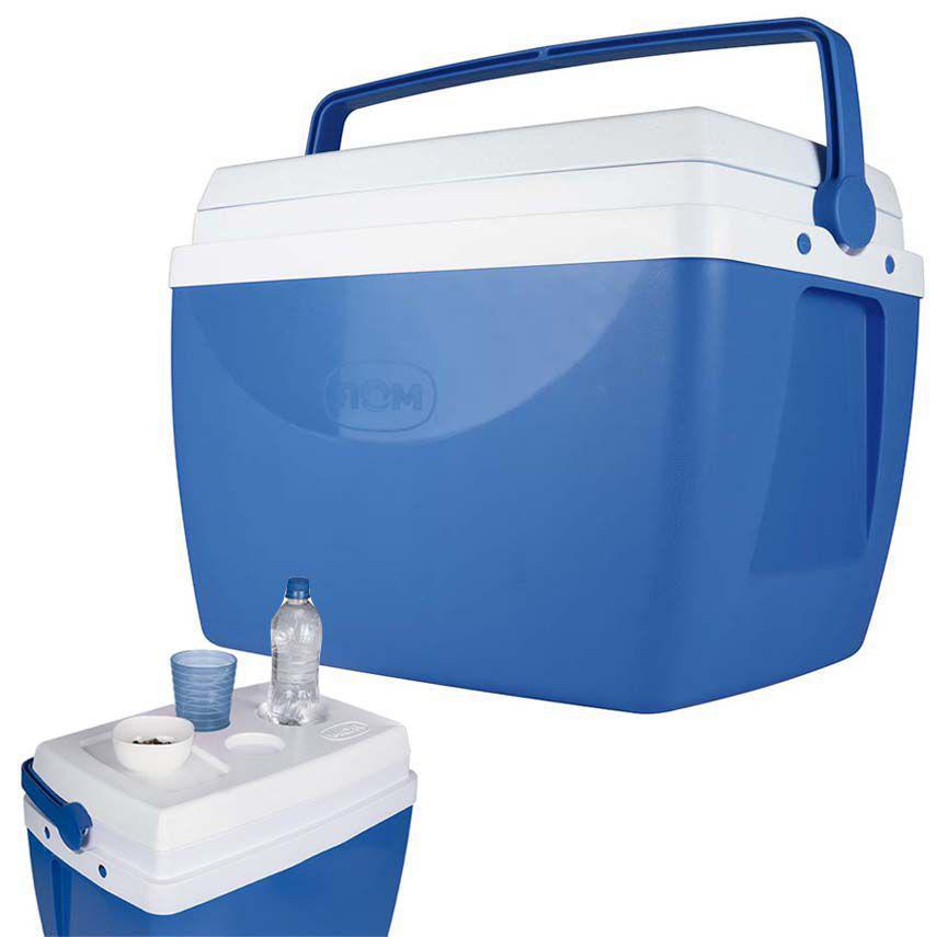 Miniatura Caixa Termica 34L Alca Gelo Comida Camping Praia Piscina