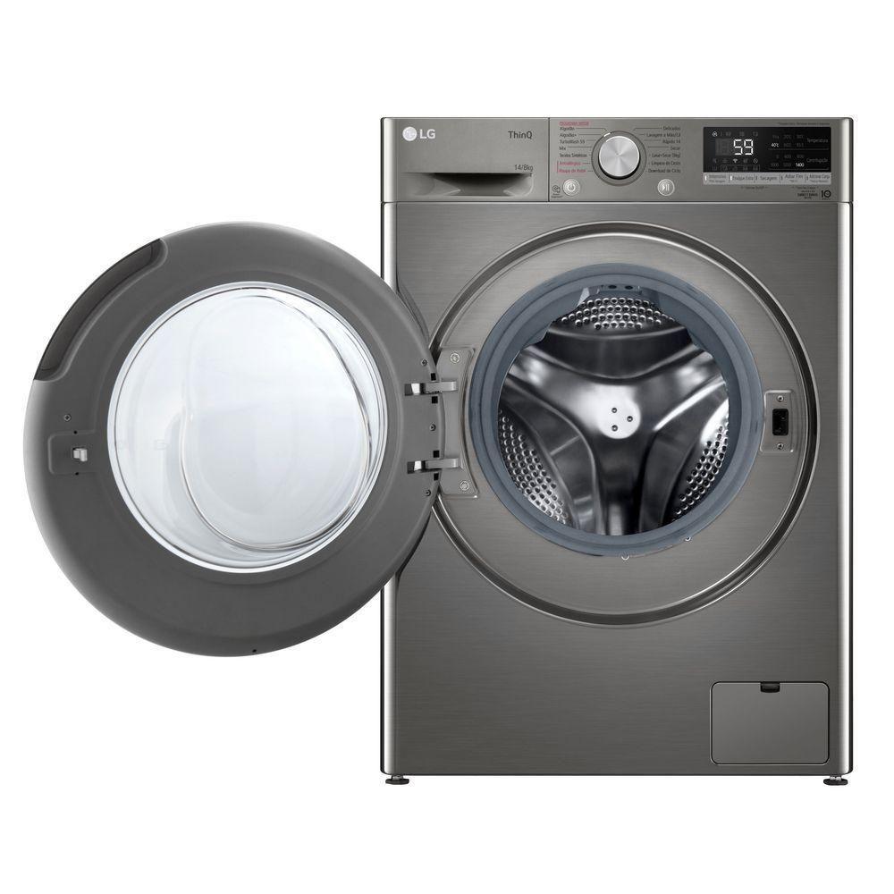 Miniatura Lava E Seca LG Smart 14Kg VC4 Wi-fi E Inteligência Artificial Inox 220V