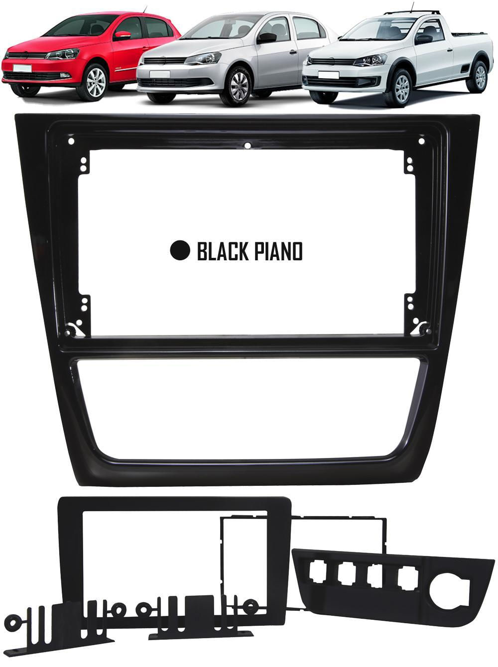 Miniatura Moldura De Painel 2 Din 9 Polegadas Vw Gol Saveiro Voyage G6