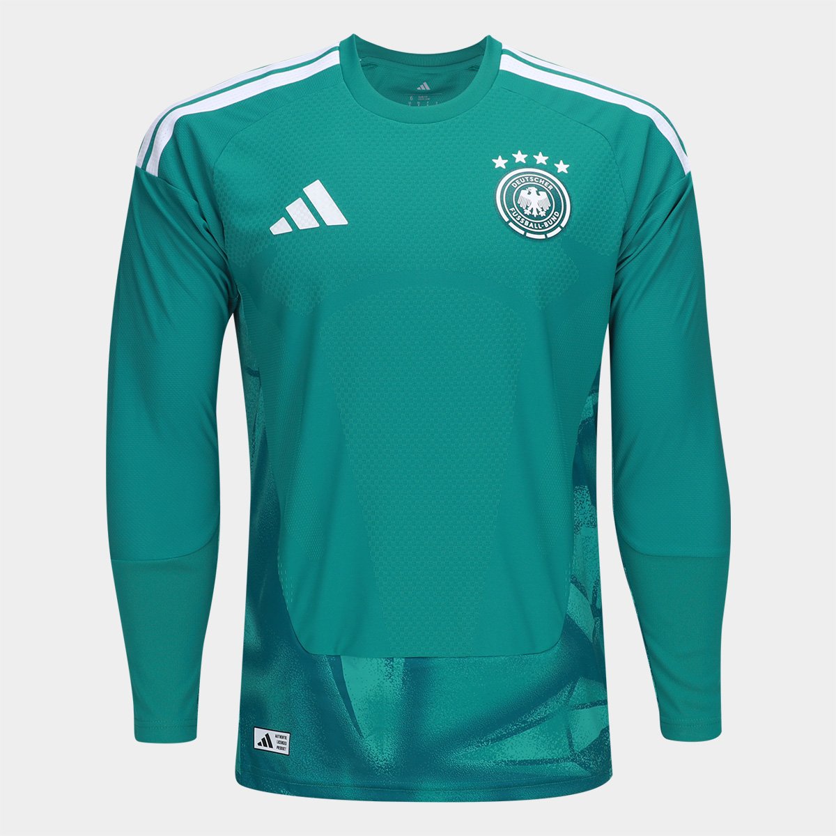 Miniatura Camisa Seleção Goleiro Alemanha Home 2026 Jogador Adidas Masculina Verde - EGG