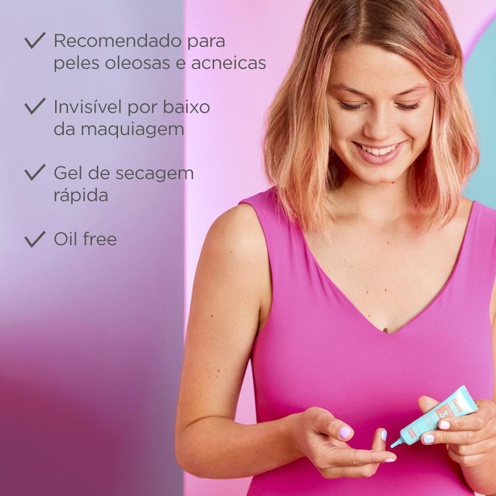 Miniatura Acniben 3 Isdin Oily Skin On The Spot Gel Secativo para Espinhas 13,8g