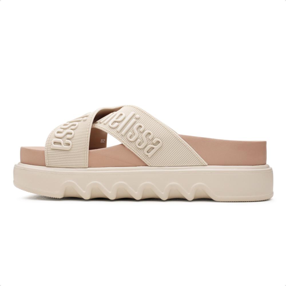 Sandália Melissa Cross M-Lover Platform Feminina Bege / Nude - 33/34