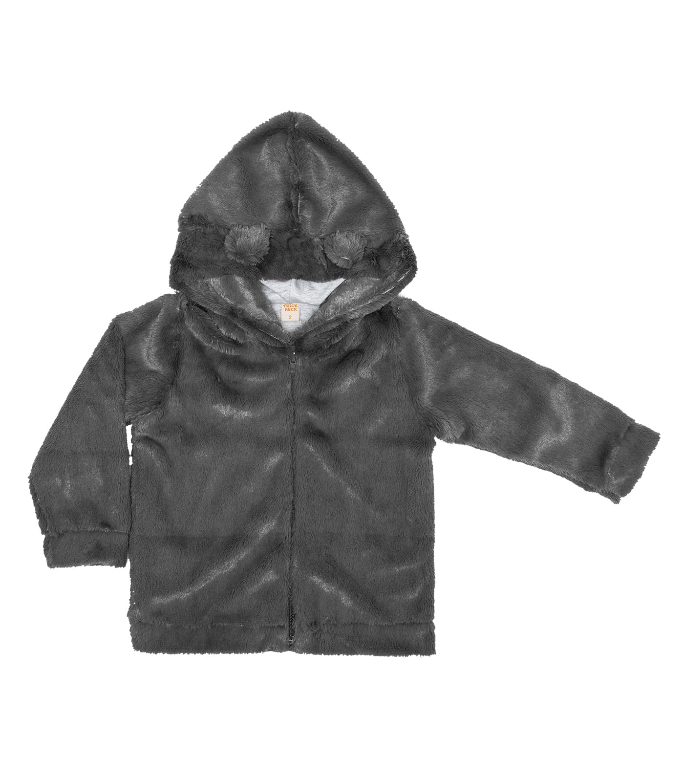 Miniatura Jaqueta Com Capuz Masculina Trick Nick Baby Cinza 1