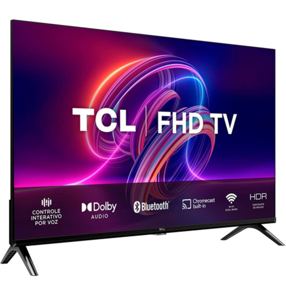 Miniatura TV 40 Polegadas TCL LED Smart Wi-Fi Full HD Android Comando 40S5400A