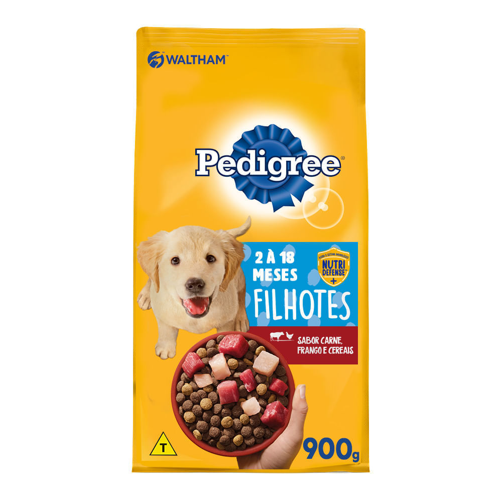 Miniatura Ração Pedigree Filhote Carne e Frango 900g Ra??o Pedigree Filhote Carne e Frango 900g