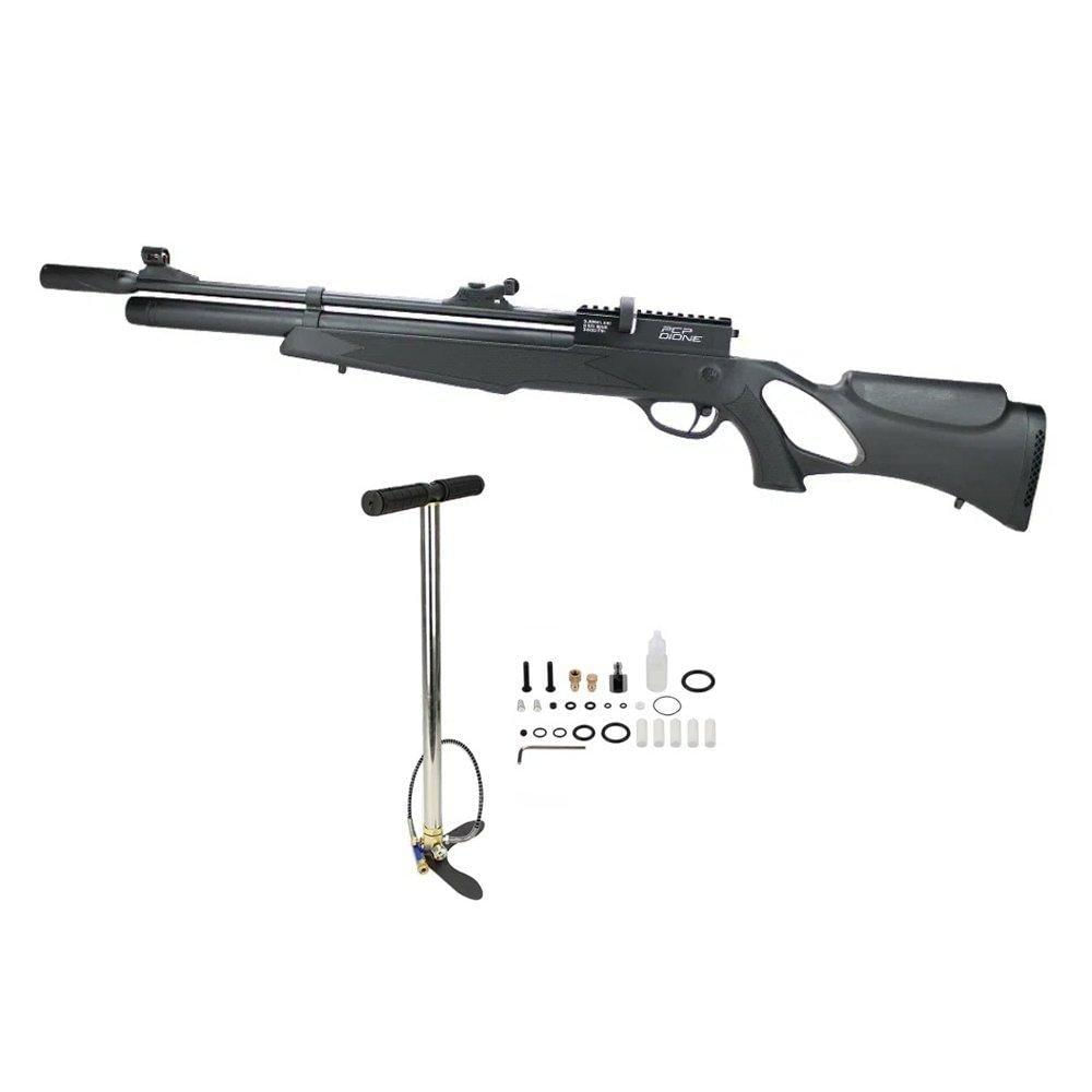Miniatura Carabina De Pressão Pcp Rossi Dione 5.5mm - Rossi + Bomba