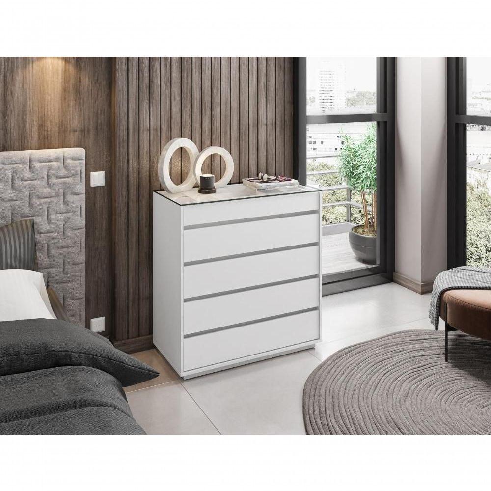 Miniatura Cômoda Suellen Branco Com Gaveta Organizadora