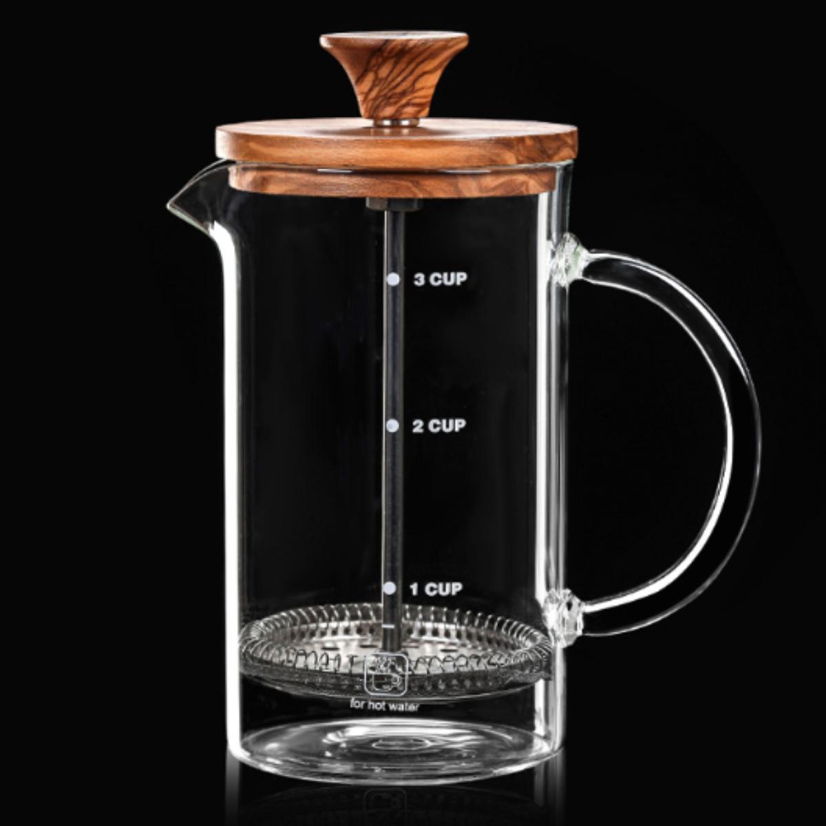 Miniatura Cafeteira Manual Prensa Francesa French Press 800ml