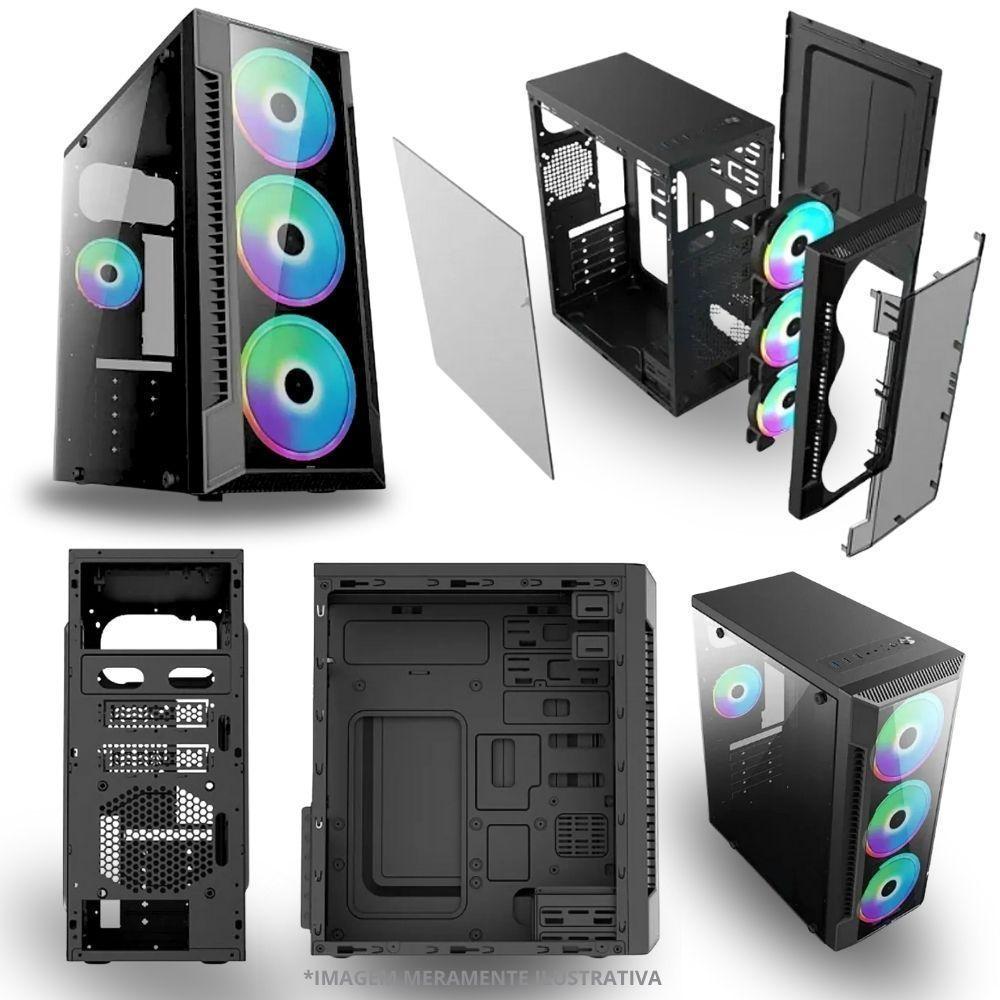 Miniatura Computador Pc Gamer Tob Intel Core I7 Ssd 480gb 16gb Windows 10 Pro Trial