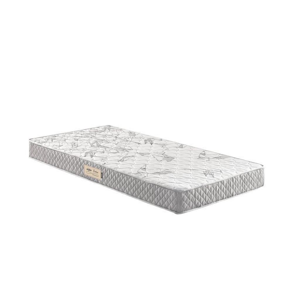 Miniatura Bicama com Baú Viúva Reforçado 120x203 Cm em Suede Cinza