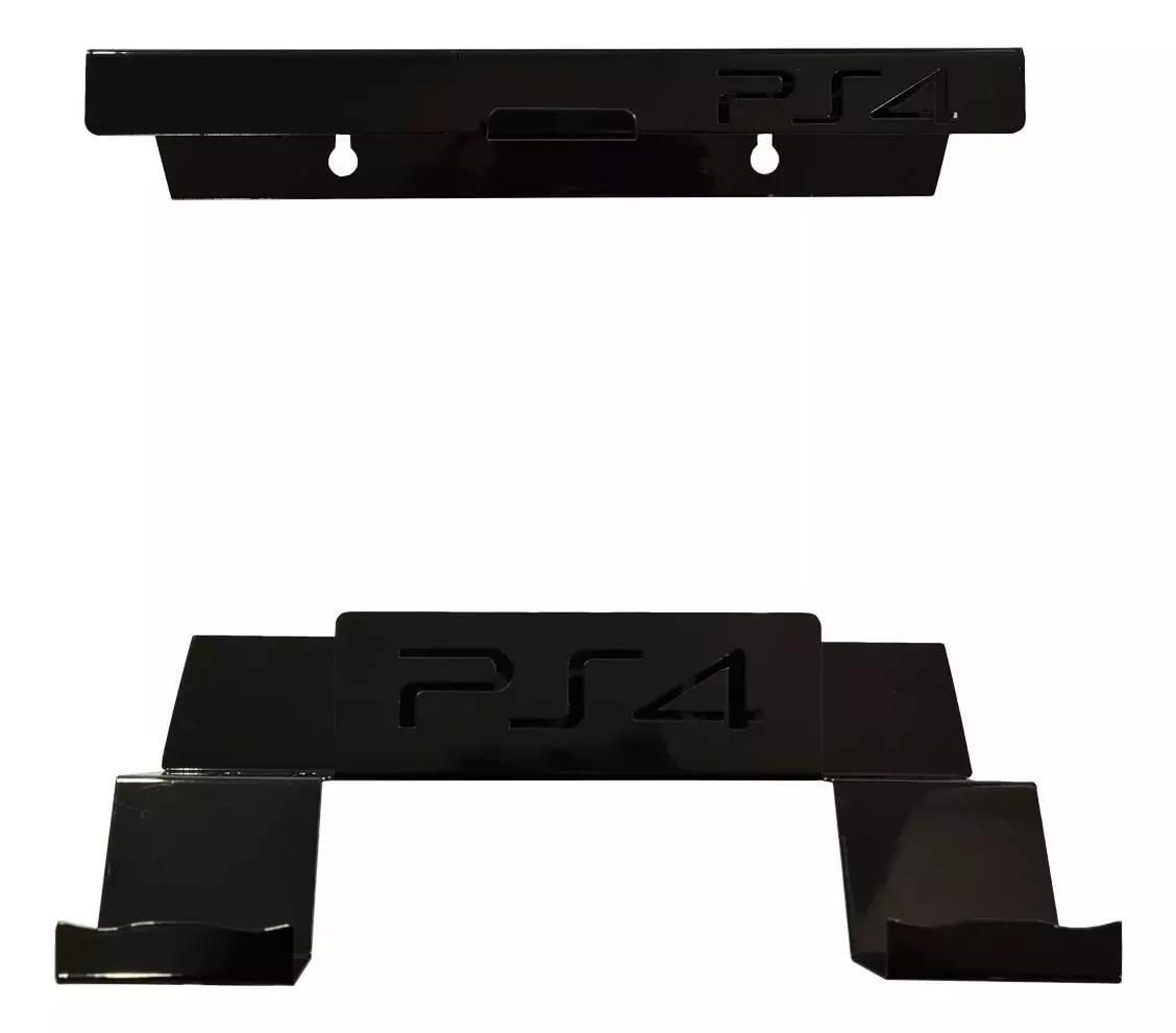 Miniatura Suporte De Parede Para Ps4 Preto
