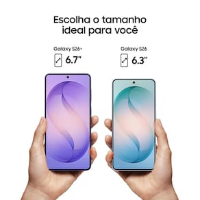 Smartphone Samsung Galaxy S26 5G Tela 6.3" 256GB Câmera 50MP Azul