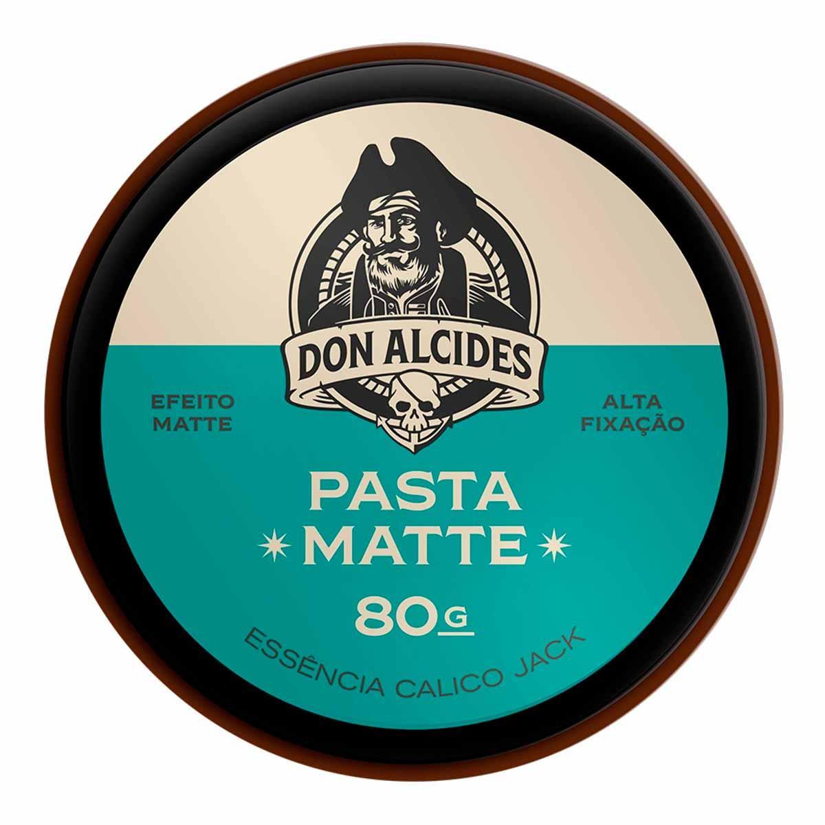 Miniatura Pasta Matte Para Cabelo Calico Jack Pente Curvo Don Alcides