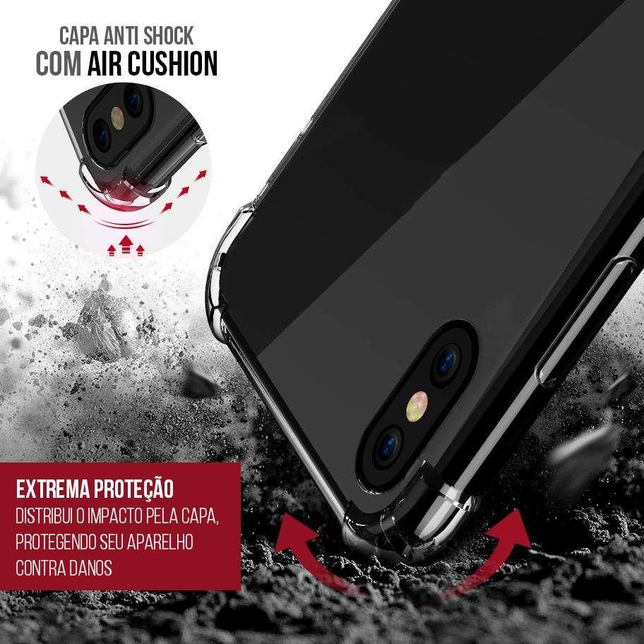 Miniatura Capa Capinha Motorola Moto G42 Antishock Transparente