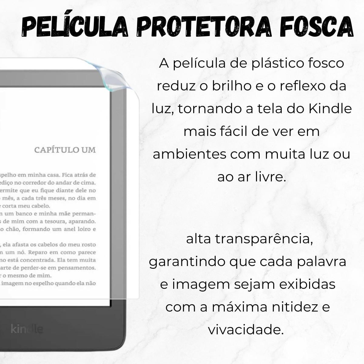 Miniatura Película Plástico Anti Risco Para Kindle Paperwhite 12 7.0