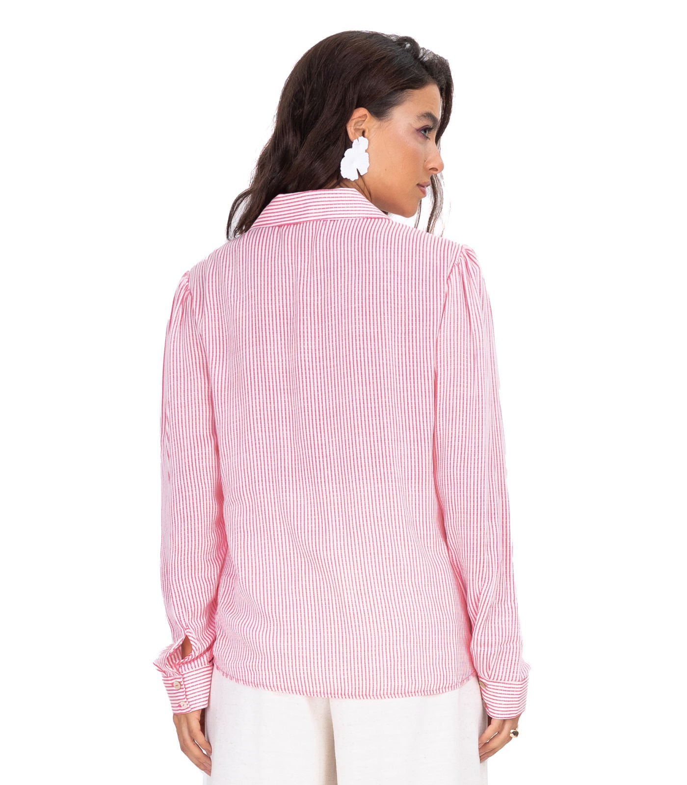 Miniatura Camisa Feminina Manga Longa Endless Rosa G