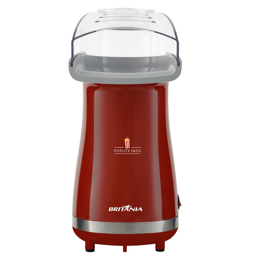 Miniatura Pipoqueira Poplite BPI01VI com Bico Direcionador Britânia Vermelho - 110V