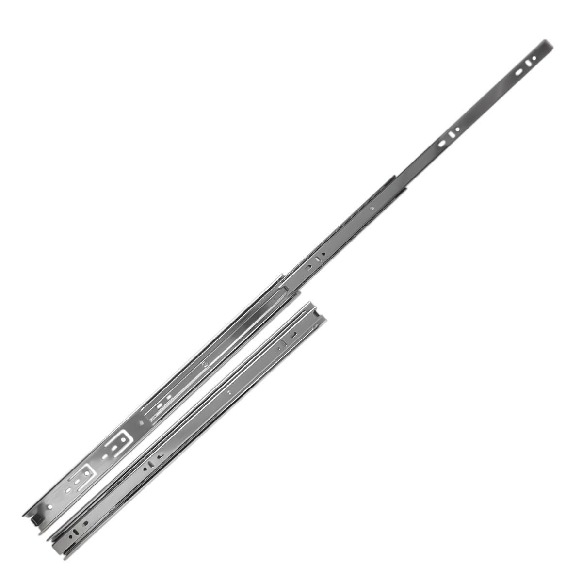 Kit 8 Corrediça Telescópica 450Mm X 35Mm 35Kg Gaveta 4 Pares