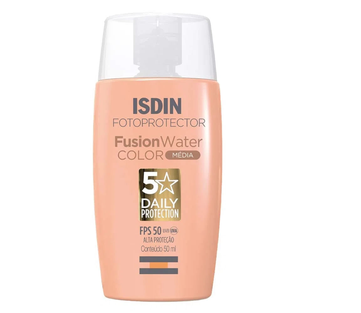 Miniatura Isdin Kit – Protetor Solar Corporal Hydrolotion + Protetor Facial Fusion Water 5 Stars Color Kit