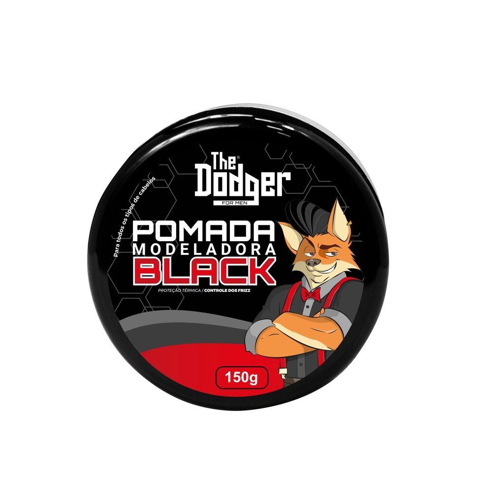 Miniatura Pomada Black Modeladora Pasta Para Cabelo The Dodger 150G