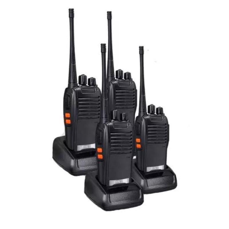 Miniatura Par De Rádio Walkie Talkie Bf 777S - Kit Com 4 Unidades -