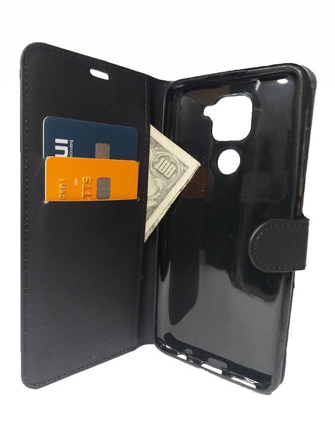 Miniatura Capa Carteira Para Xiaomi Note 9 - Capinha Cor: Preta