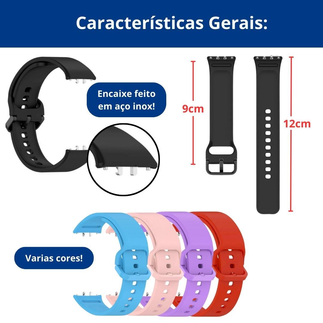 Miniatura Pulseira Para Galaxy Fit 3 - Silicone Sport + Película