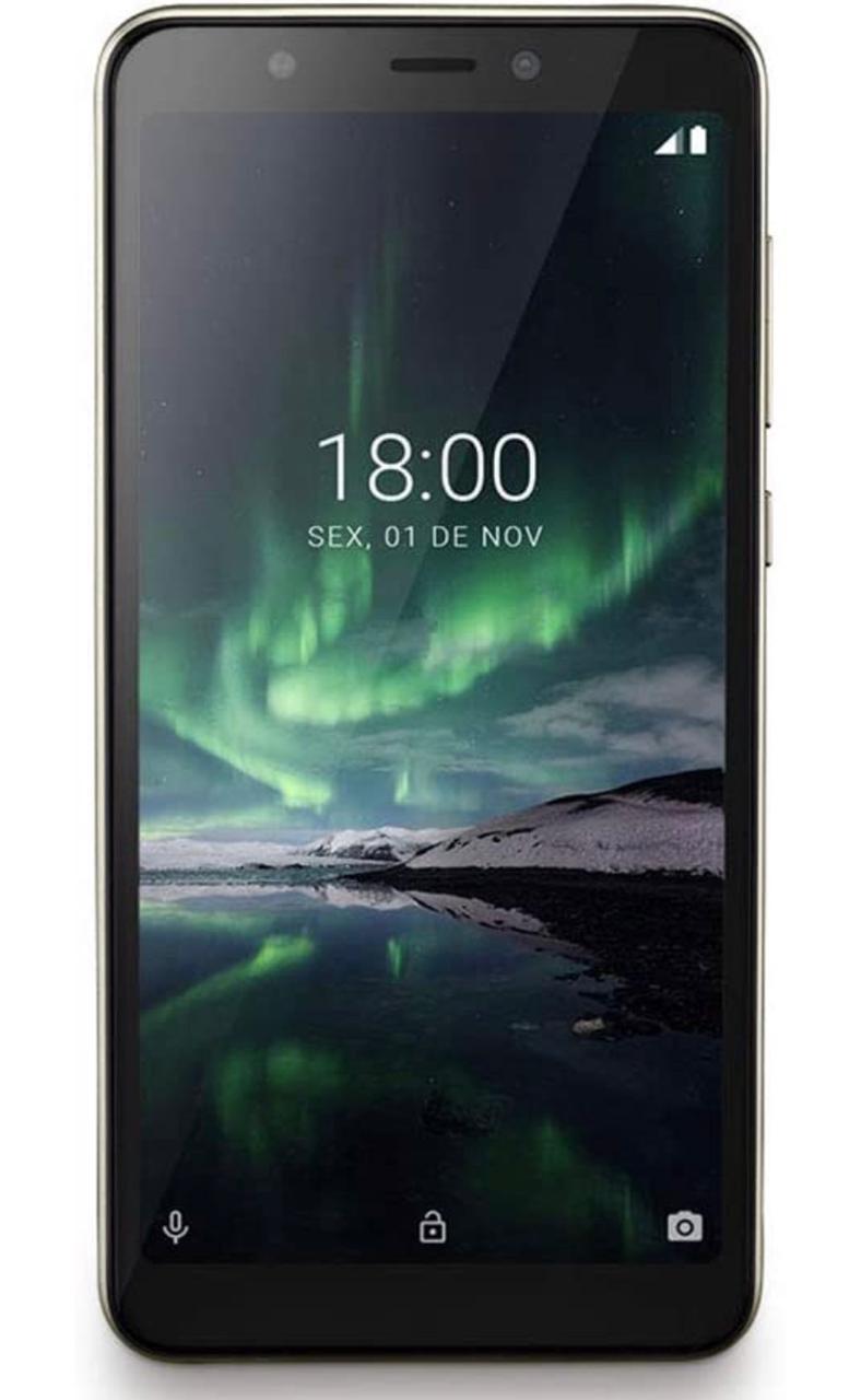 Miniatura Celular Multi F Pro Dourado 16Gb P9118 Multilaser 4G 1Gb Ram
