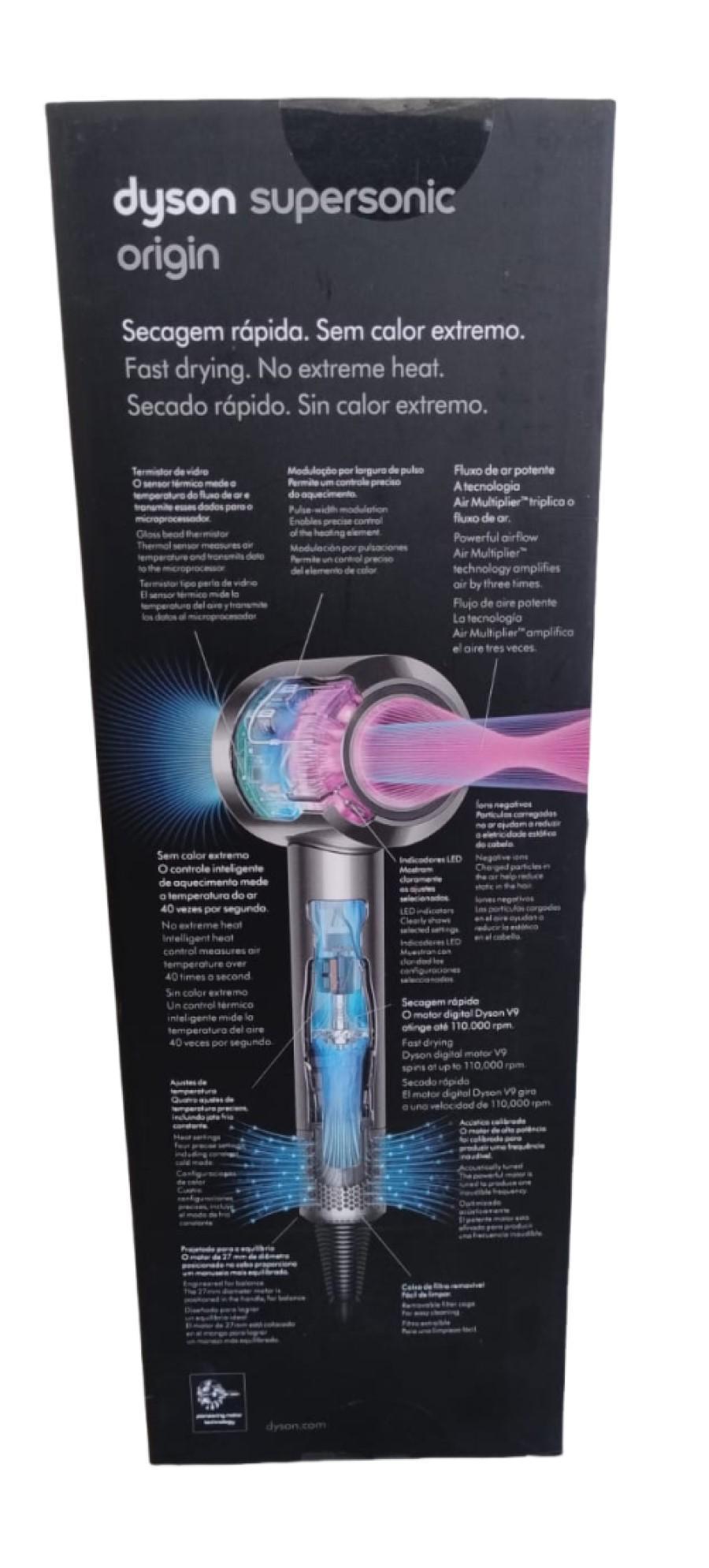 Miniatura Dyson Supersonic Origin Secador De Cabelo Nickel/Copper 220V