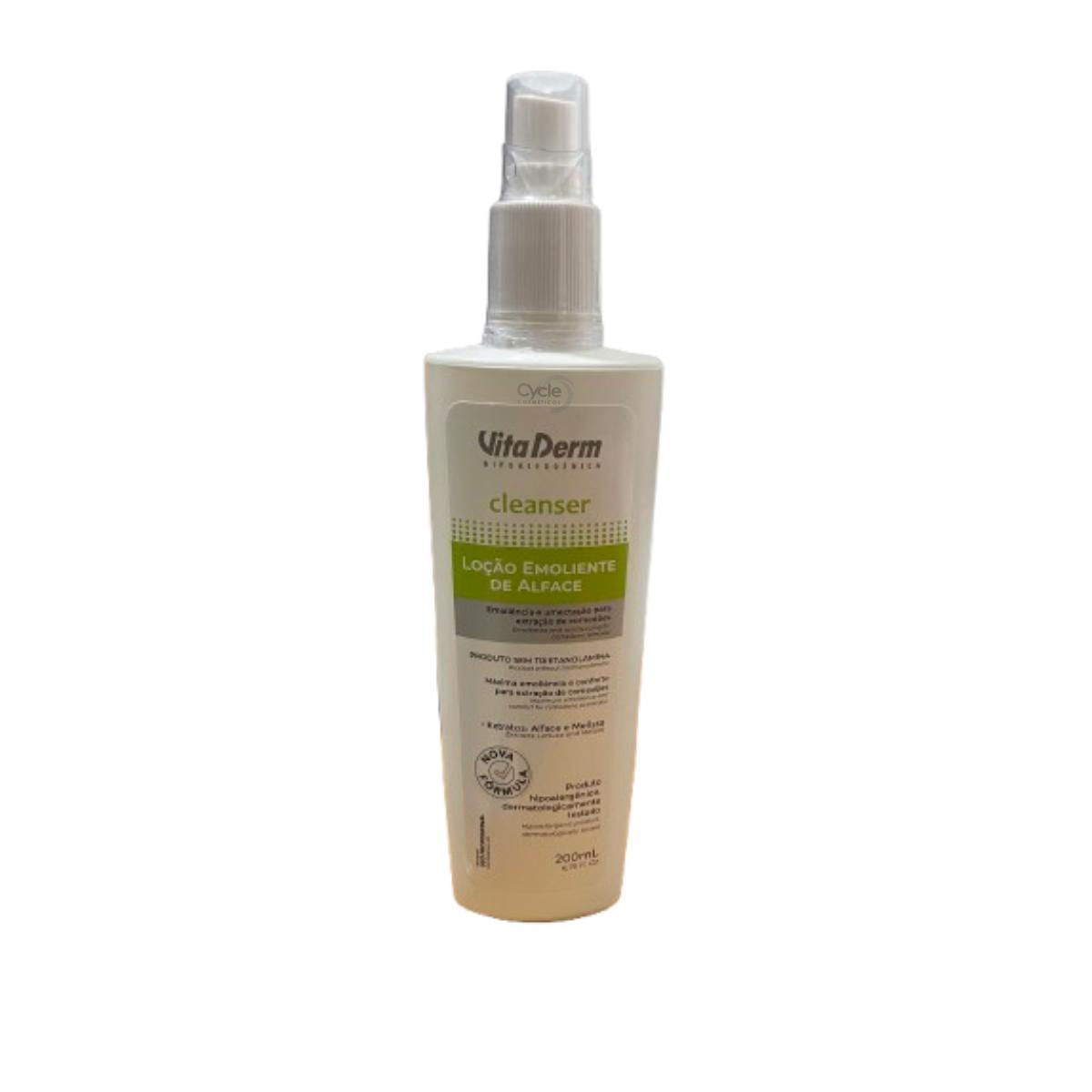 Miniatura Loção Emoliente De Alface Sem Trietanolamina 200Ml Vita Derm