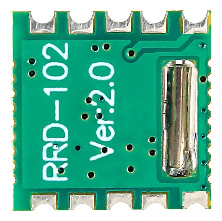 Miniatura Módulo Rádio Fm Rda5807M Rrd-102V2.0 Para Arduino/Pic/Arm