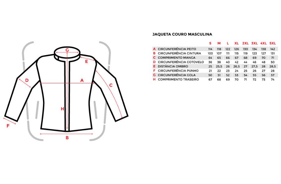 Miniatura Jaqueta Couro Texx New Rock Evolution Com Cupim Branca 3XL