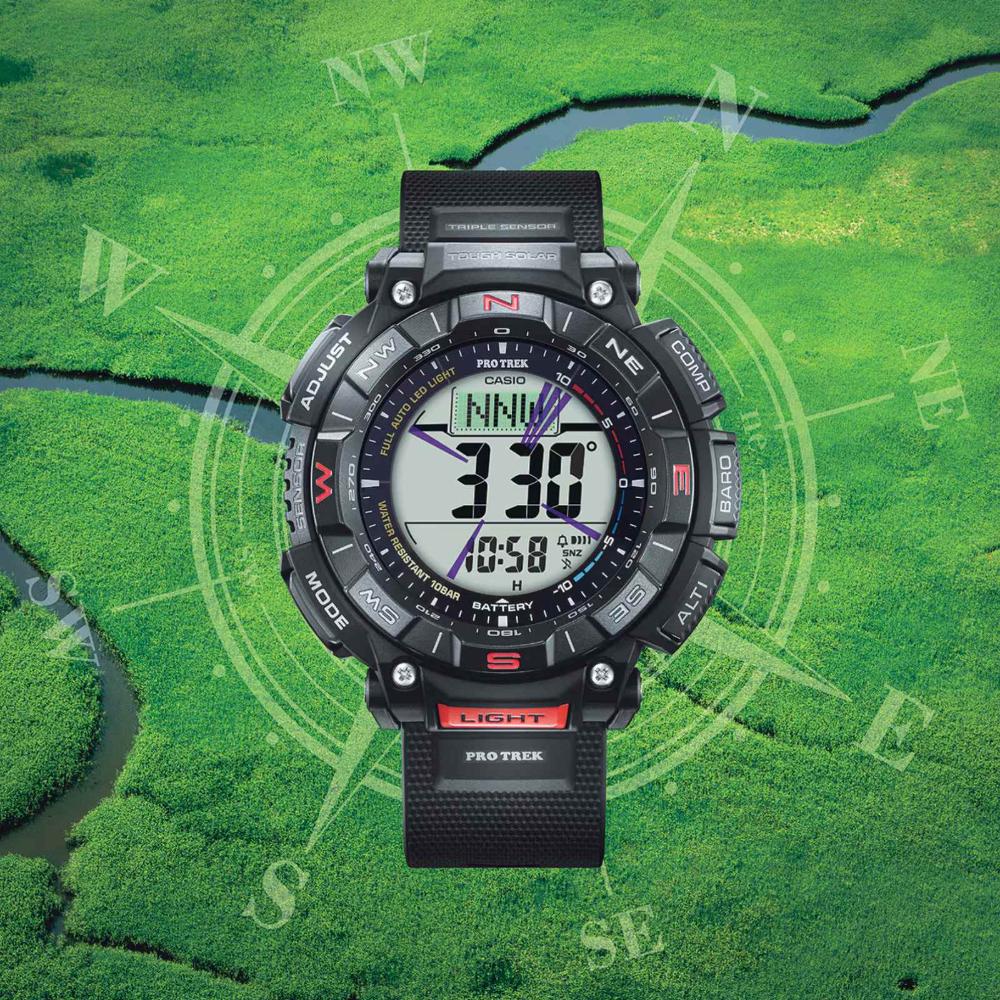 Relógio Casio Pro Trek PRG-340-1DR Preto