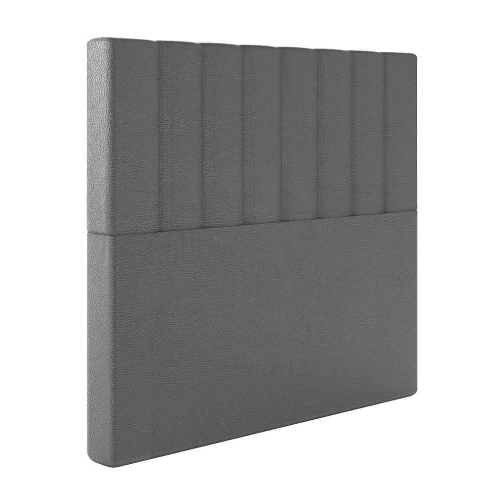 Miniatura Cabeceira Box Solteiro Dubai Em Corino Cor:preto